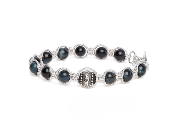 Armband Tamashii Celebration in Silber Occhio di falco BHS925M-245 - BHS925M-245